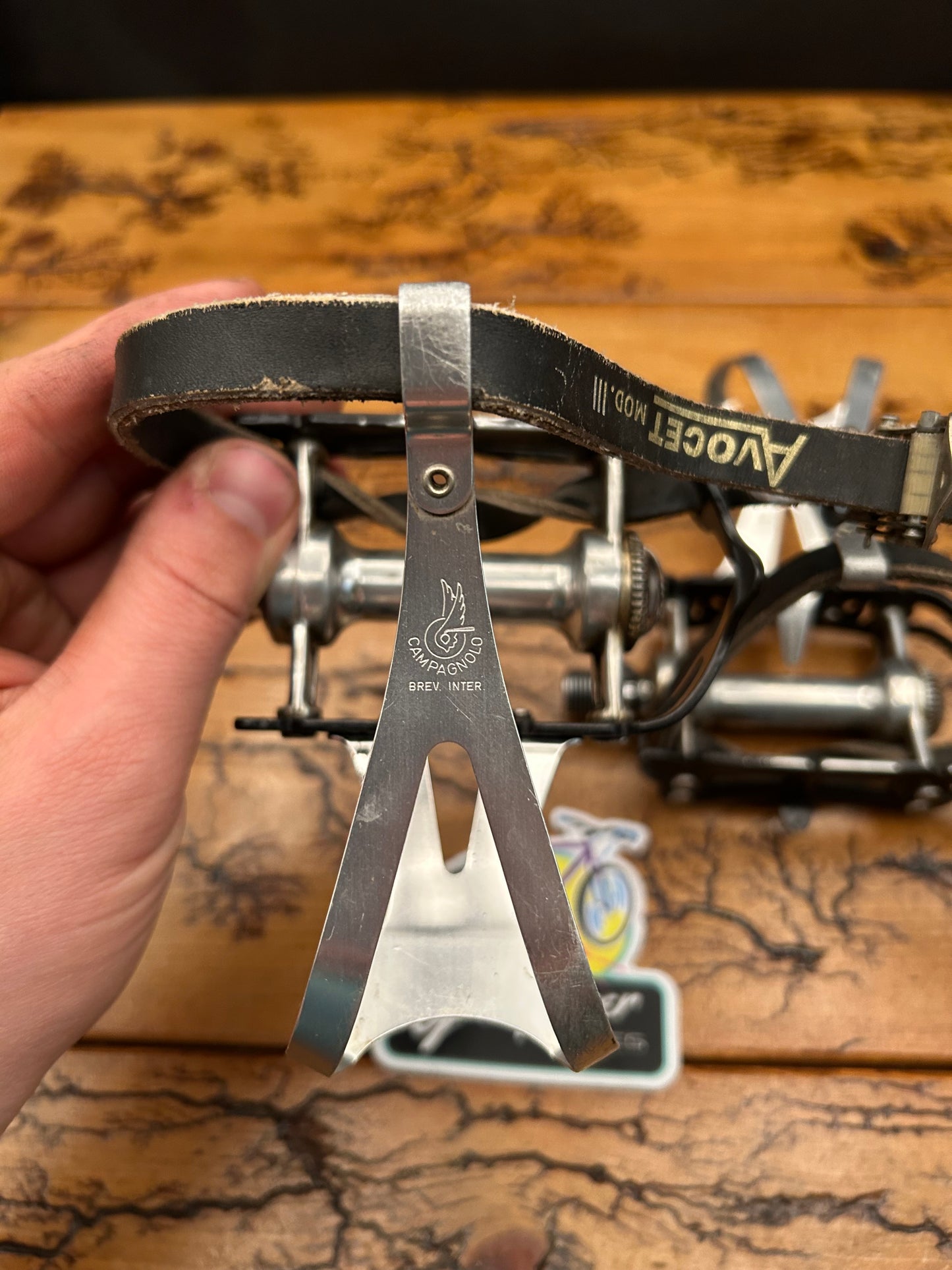 Campagnolo Record Strada Superleggeri Pedals With Campagnolo Toe Cages