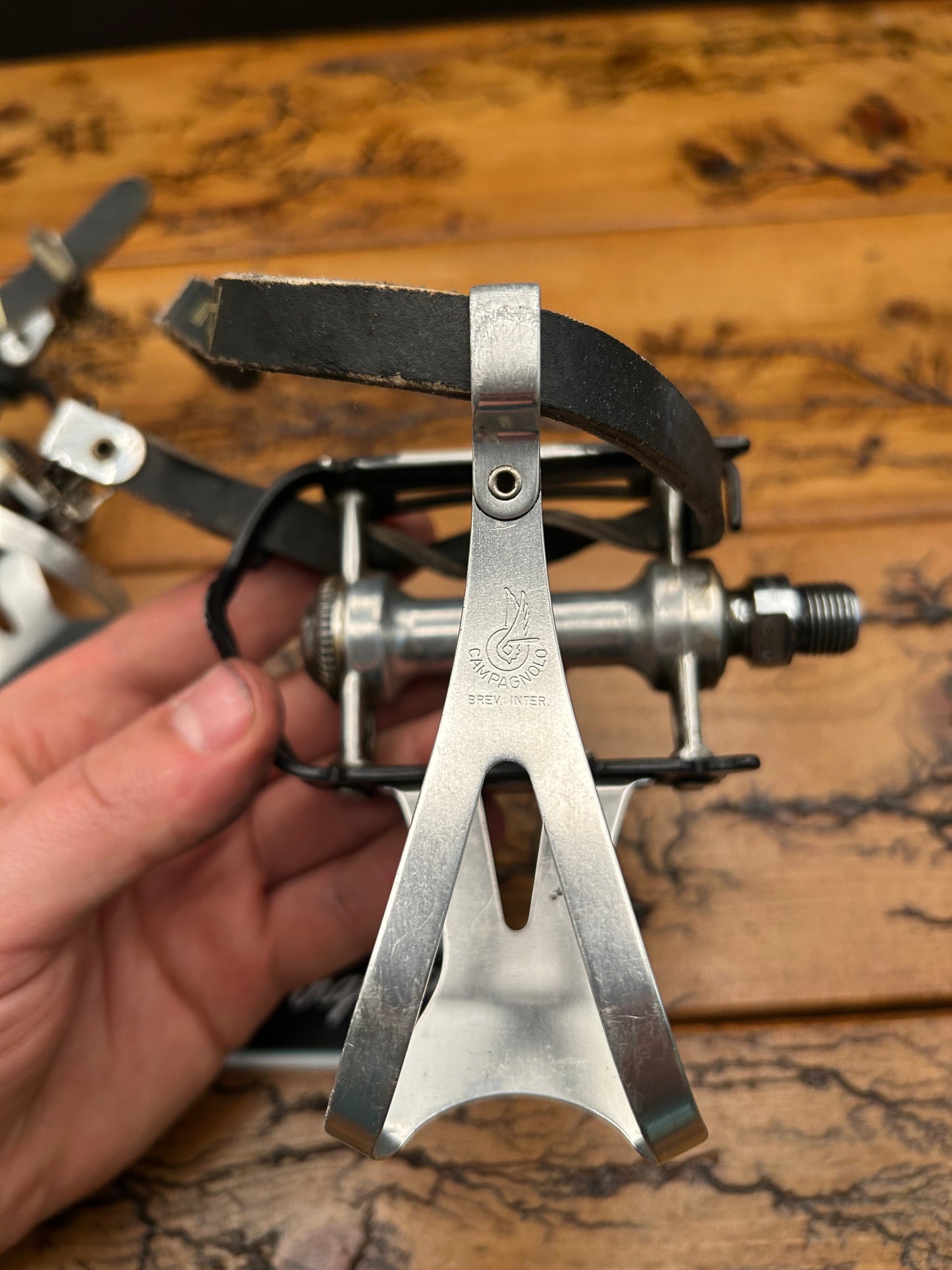 Campagnolo Record Strada Superleggeri Pedals With Campagnolo Toe Cages
