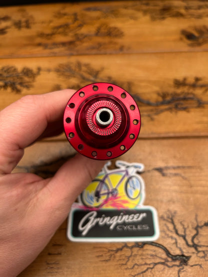 Ringle Red 28 Hole Front Hub