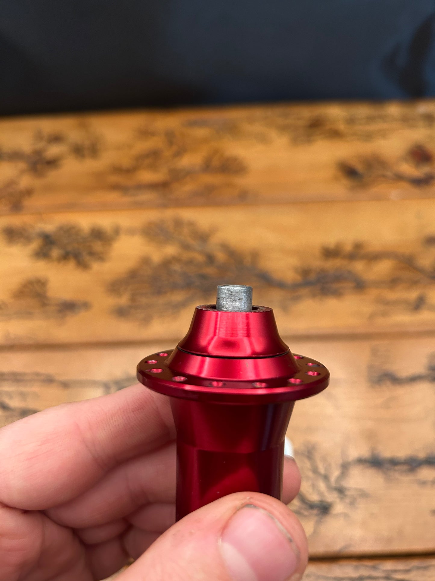 Ringle Red 28 Hole Front Hub