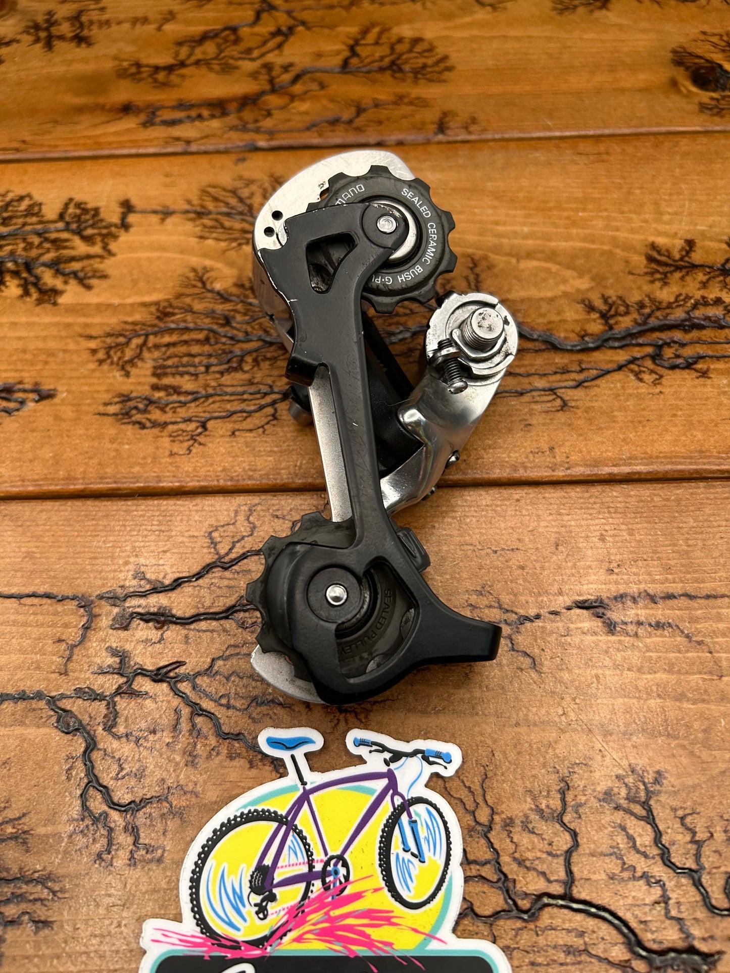 Shimano Deore XT RD-M739 Long Cage Rear Derailleur VG