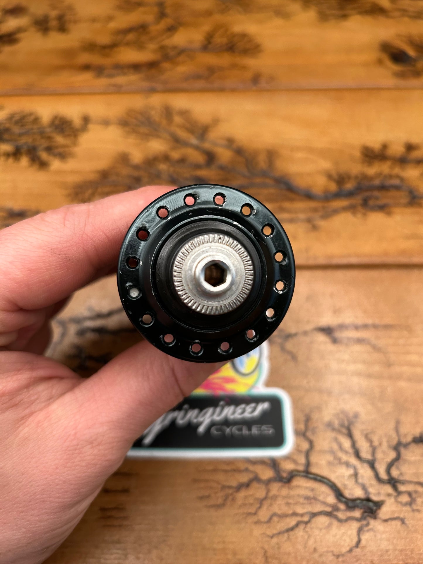 Real Design Black 32 Hole Front Hub