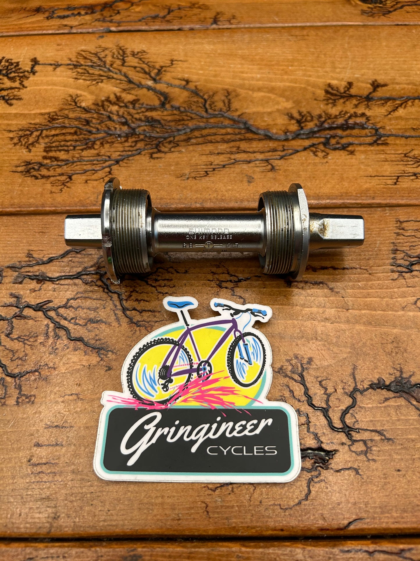 Shimano 68x121.5mm Englished Threaded Square Taper Bottom Bracket