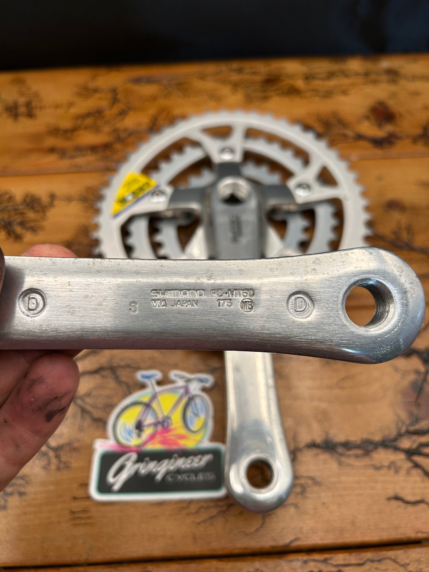 Shimano Deore FC-MT60 48/38/28 Biopace 175mm Crankset