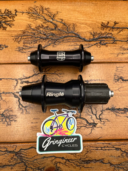 Sun Ringle 439 Black 28/32 Hole 100/135mm  Hub Set