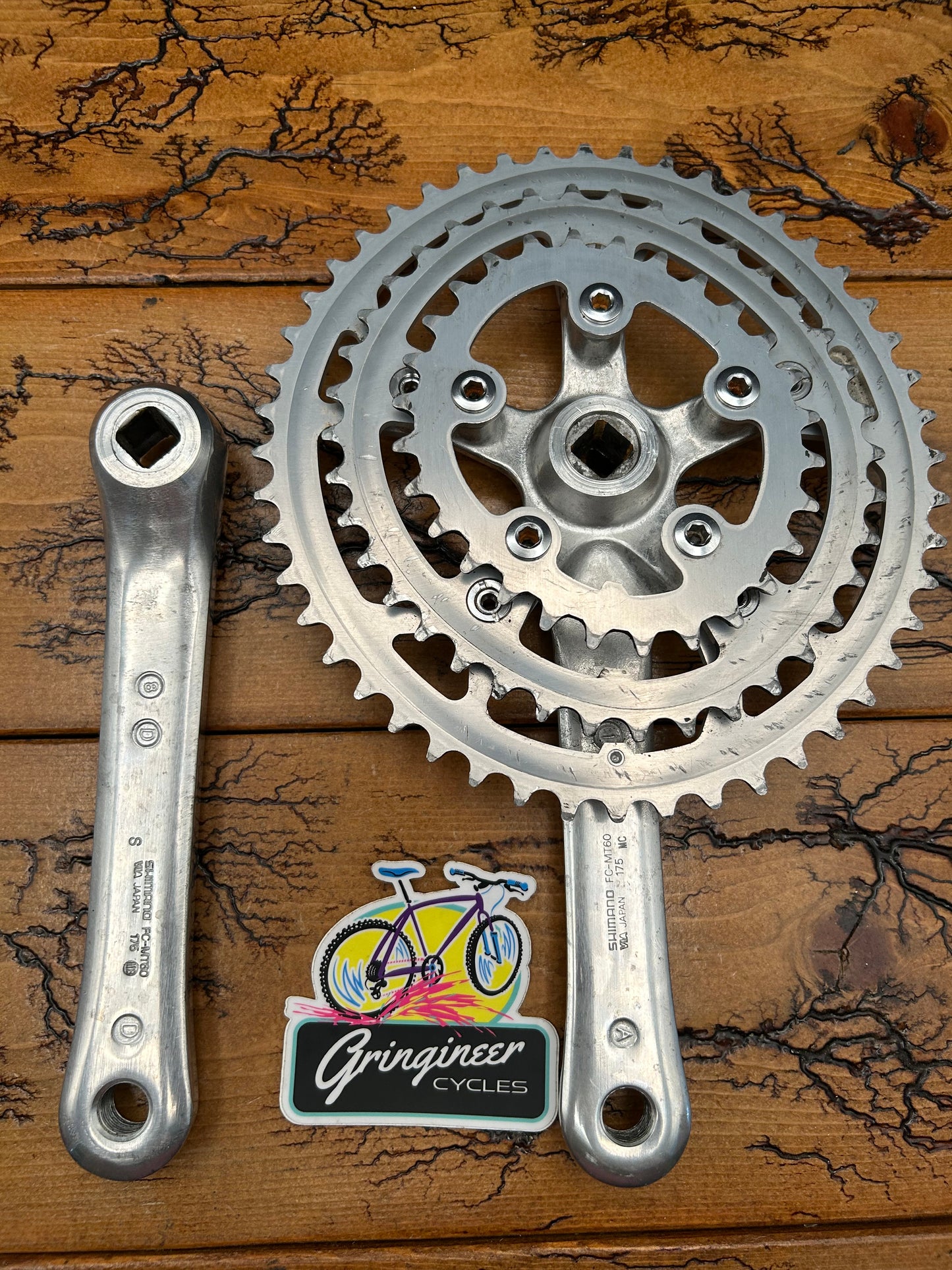 Shimano Deore FC-MT60 48/38/28 Biopace 175mm Crankset