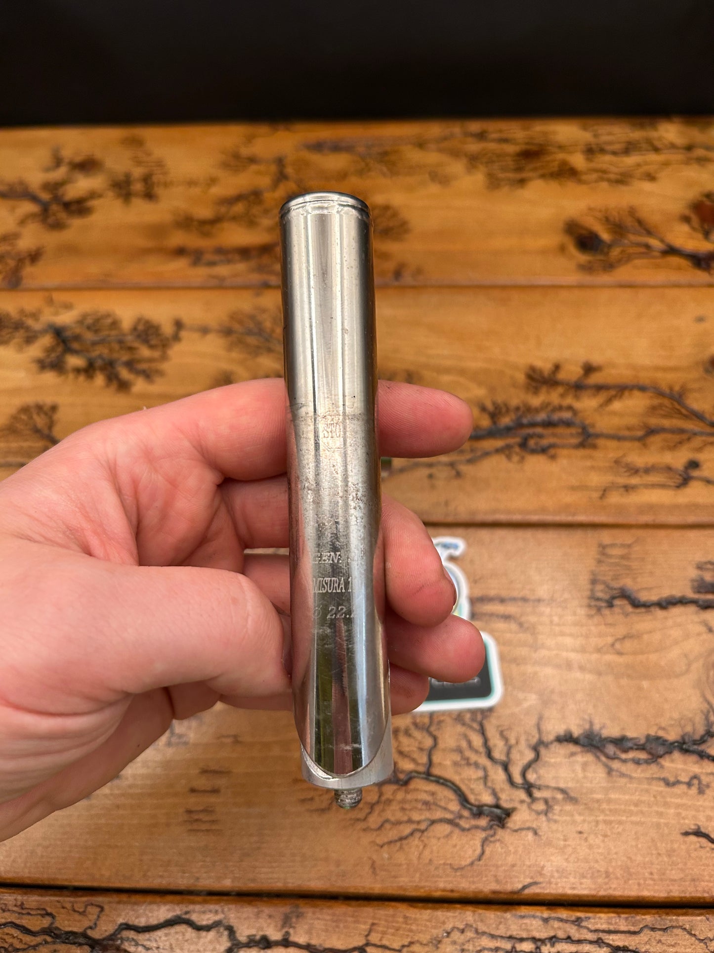 ITM Italmanubri Eclypse Steel Chrome 110mm 1 Inch -15 Degree Quill Stem