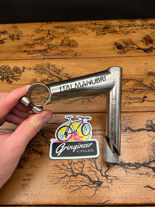 ITM Italmanubri Eclypse Steel Chrome 110mm 1 Inch -15 Degree Quill Stem