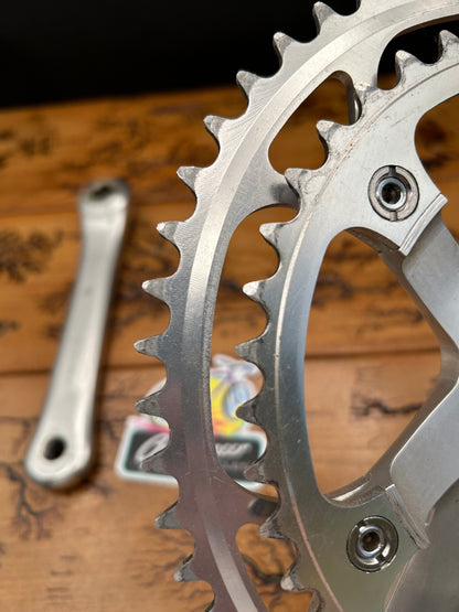 Shimano 600 Tri Color FC-6400 52/42 Biopace 172.5mm Crankset