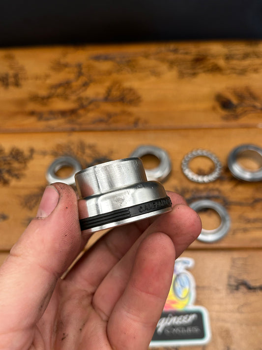 Campagnolo C-Record 1 Inch Threaded Headset With Grease Ports
