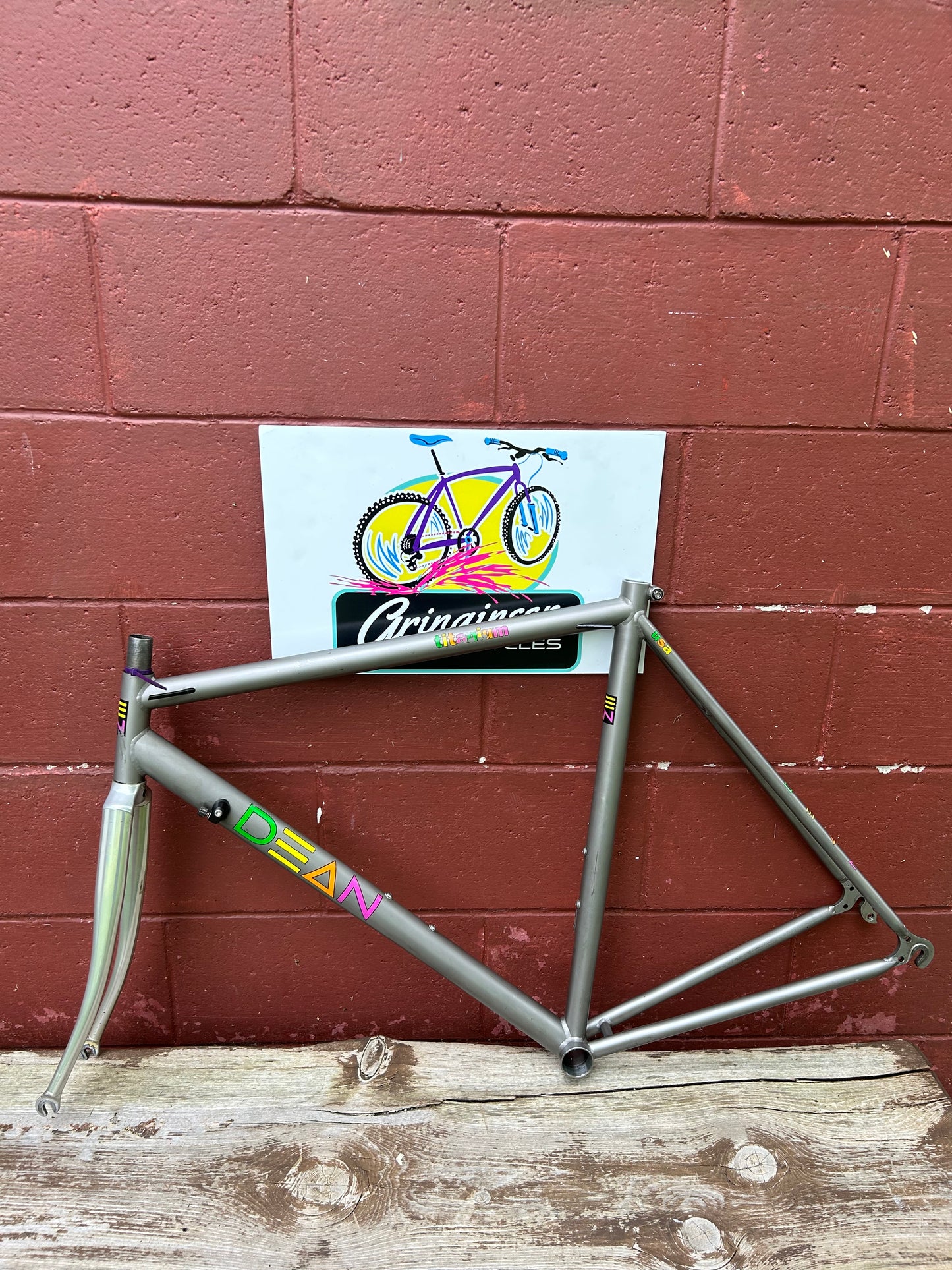 53cm Dean Titanium Road Bike Frameset