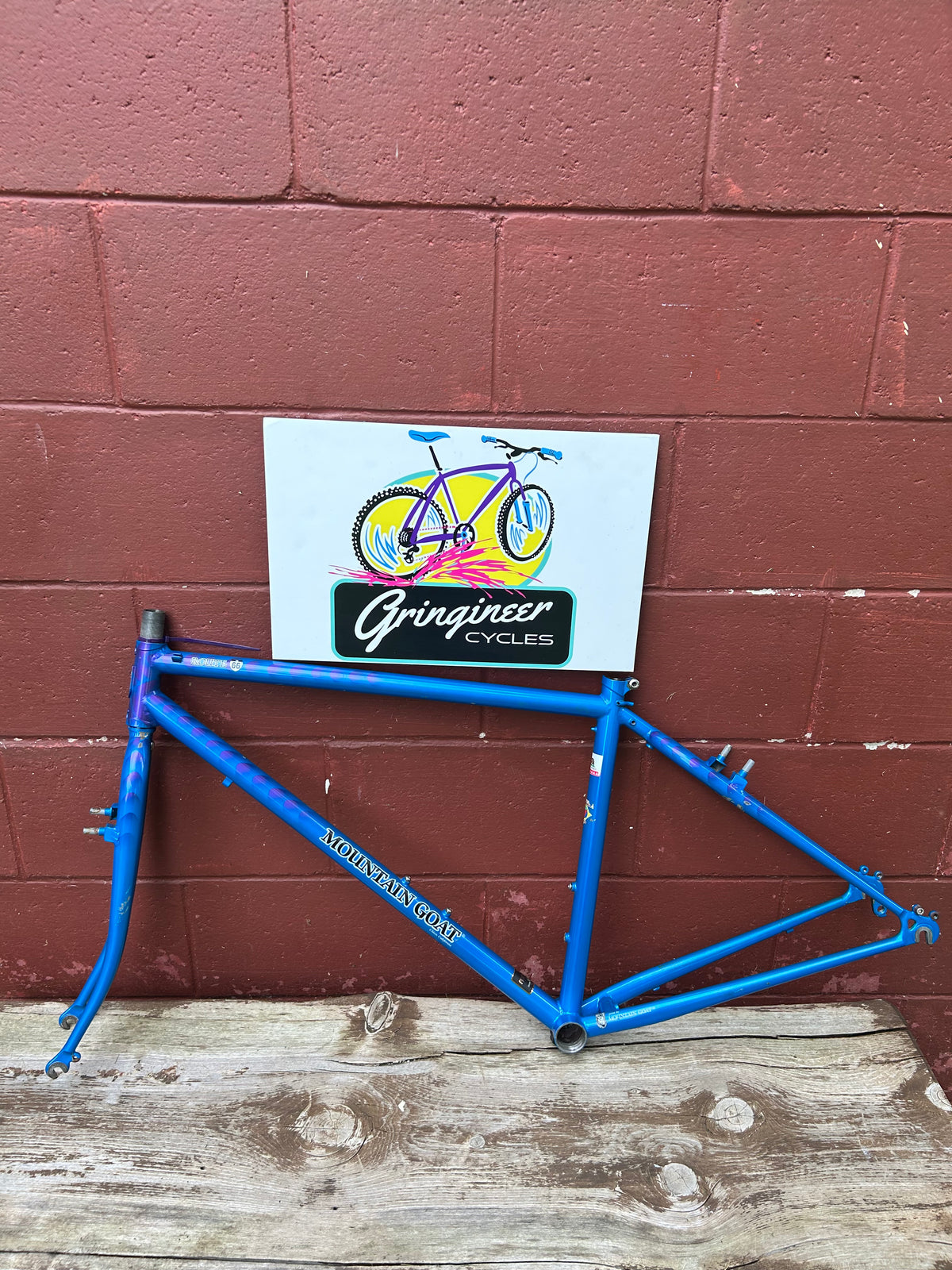 1991 17" Mountain Goat Route 66 Frameset