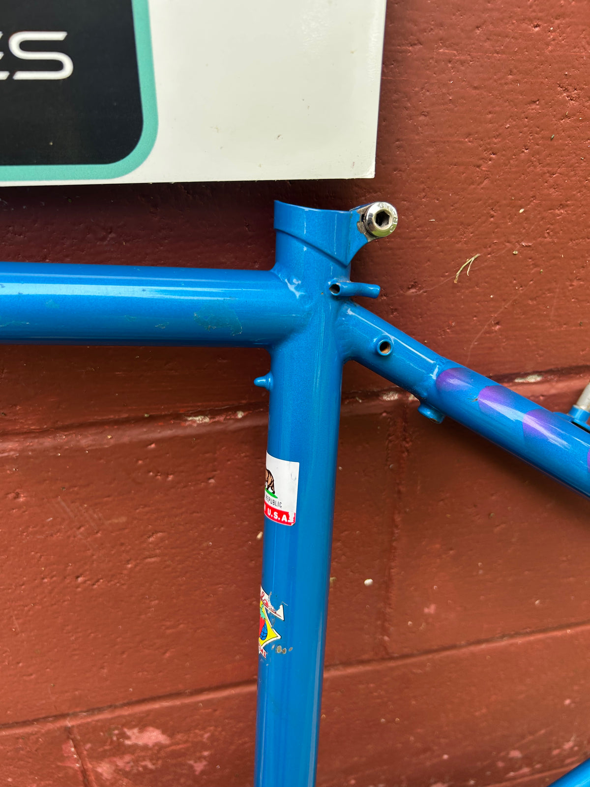1991 17" Mountain Goat Route 66 Frameset