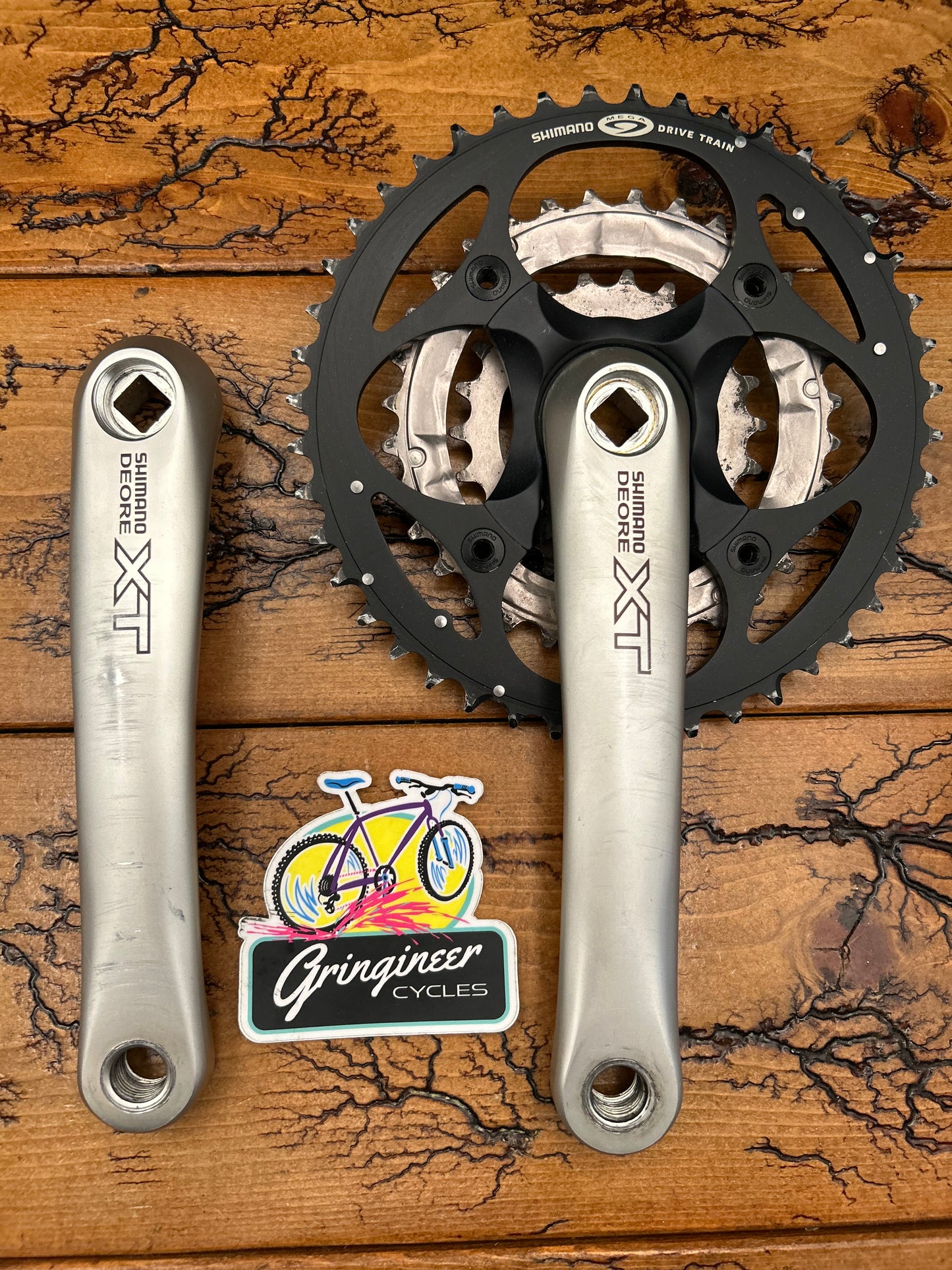 Shimano Deore XT FC-M750 44/32/22 175mm Square Taper Crankset