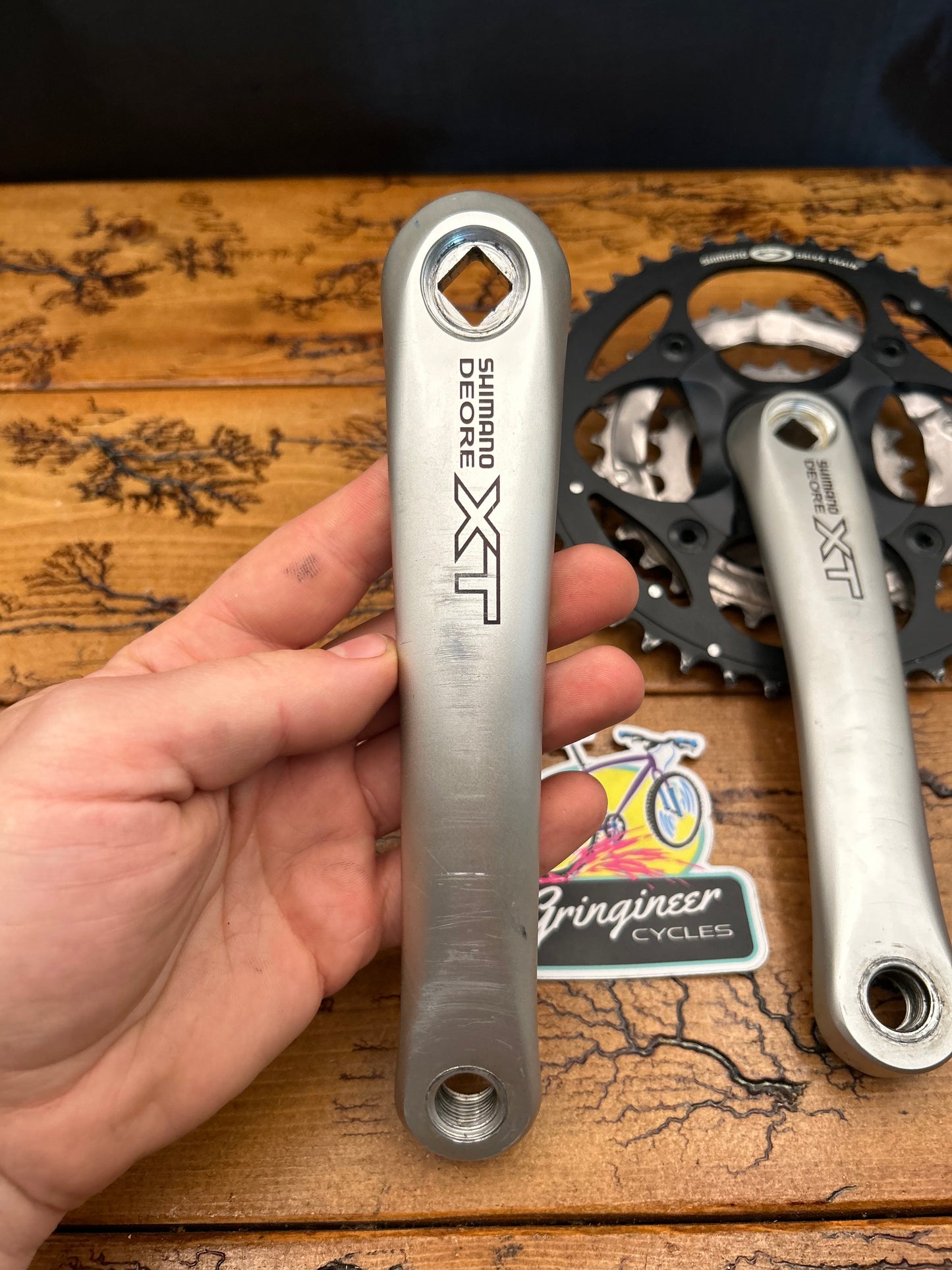 Shimano Deore XT FC-M750 44/32/22 175mm Square Taper Crankset