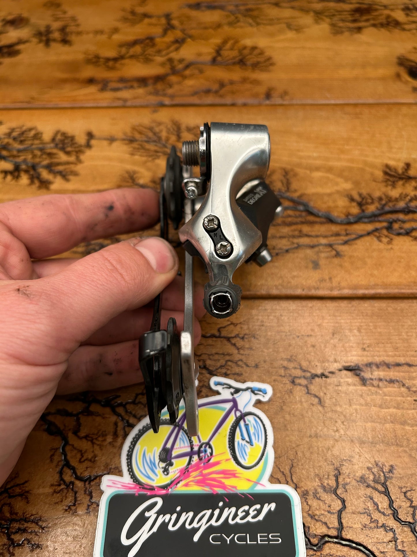 Shimano Deore XT RD-M739 Long Cage Rear Derailleur VG