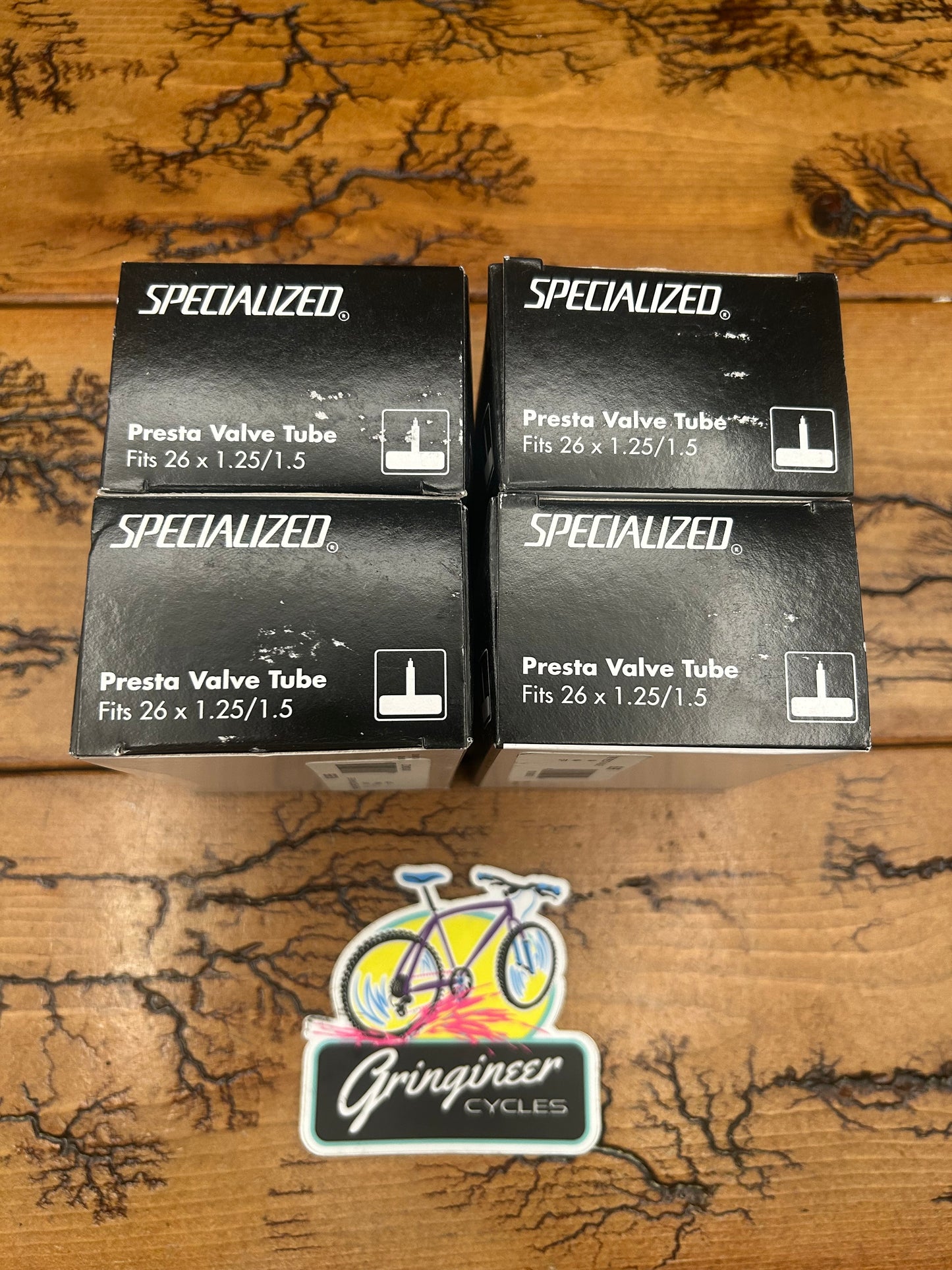 4 Specialized 26x1.25-1.5 Presta Tubes