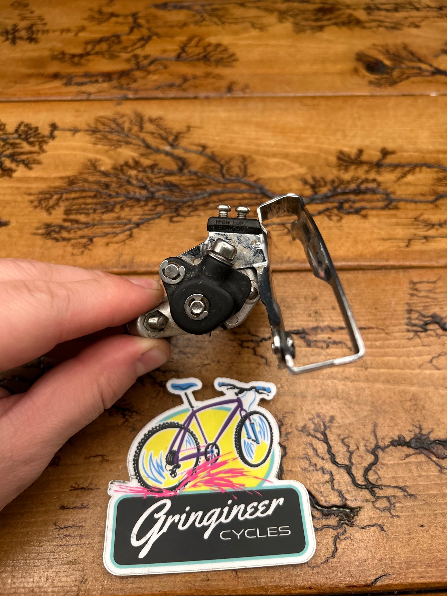 Shimano Deore XT FD-M750 34.9mm Bottom Pull Front Derailleur
