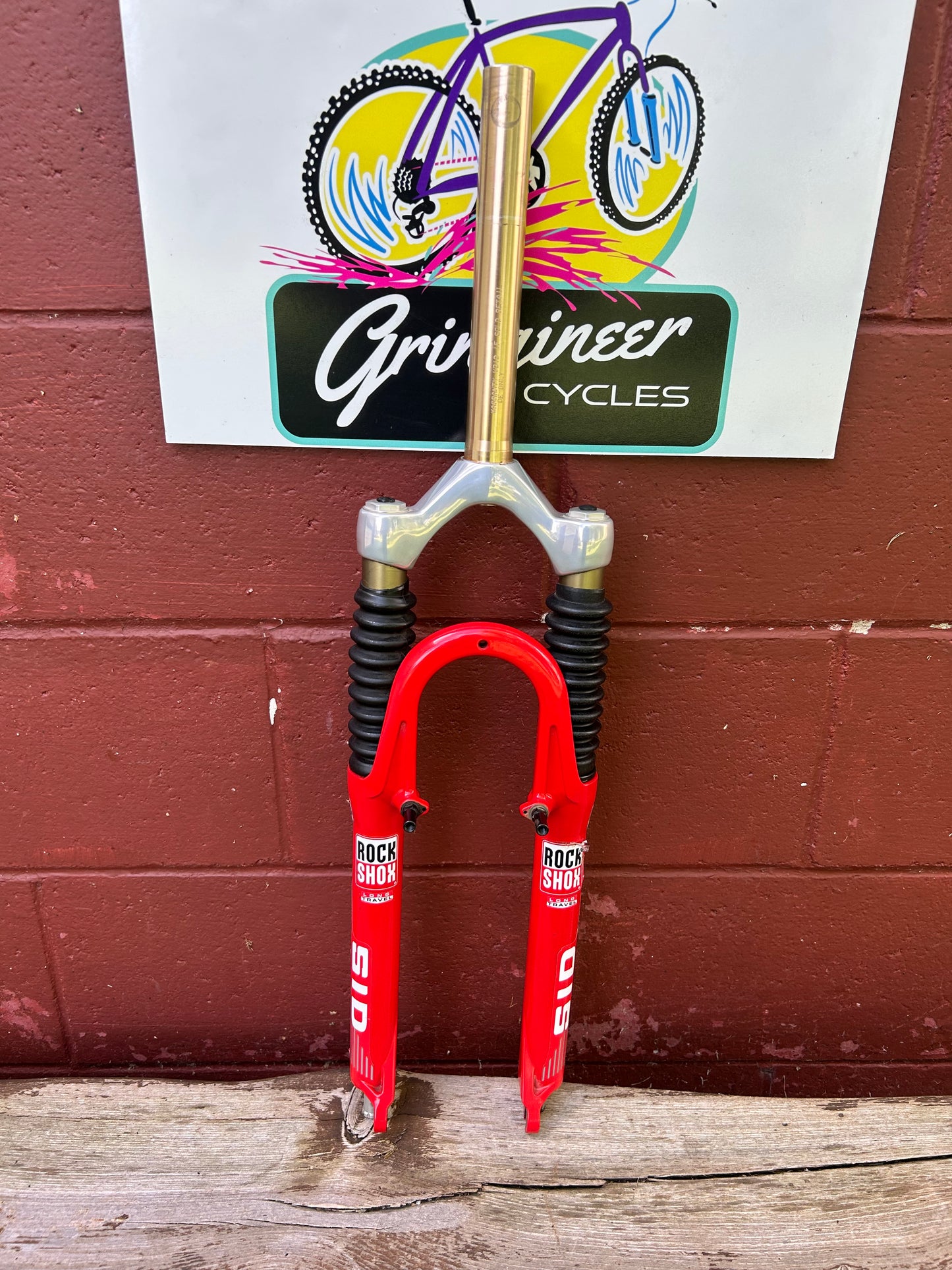 Rock Shox SID Dual Air Long Travel Red 26" 1 1/8" Threadless Suspension Fork