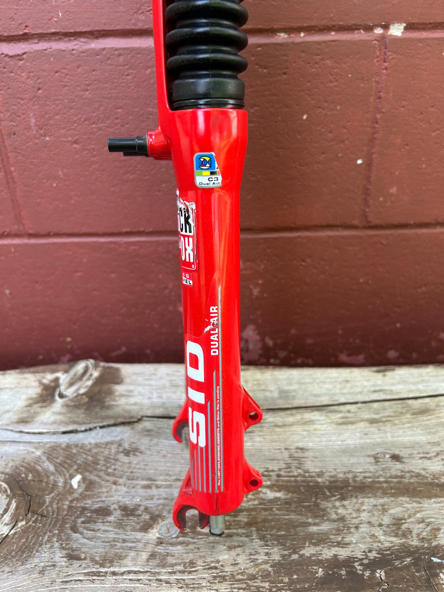 Rock Shox SID Dual Air Long Travel Red 26" 1 1/8" Threadless Suspension Fork
