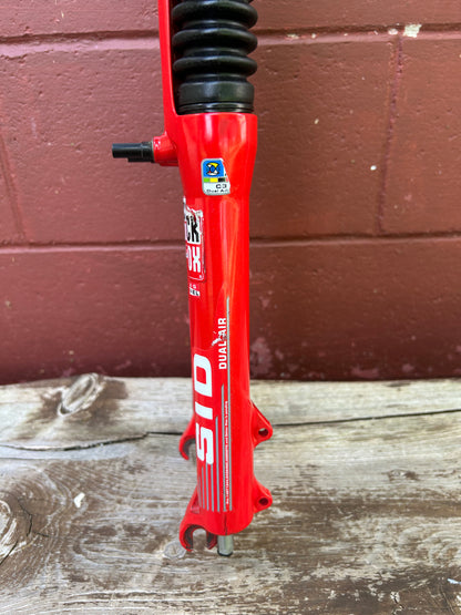 Rock Shox SID Dual Air Long Travel Red 26" 1 1/8" Threadless Suspension Fork