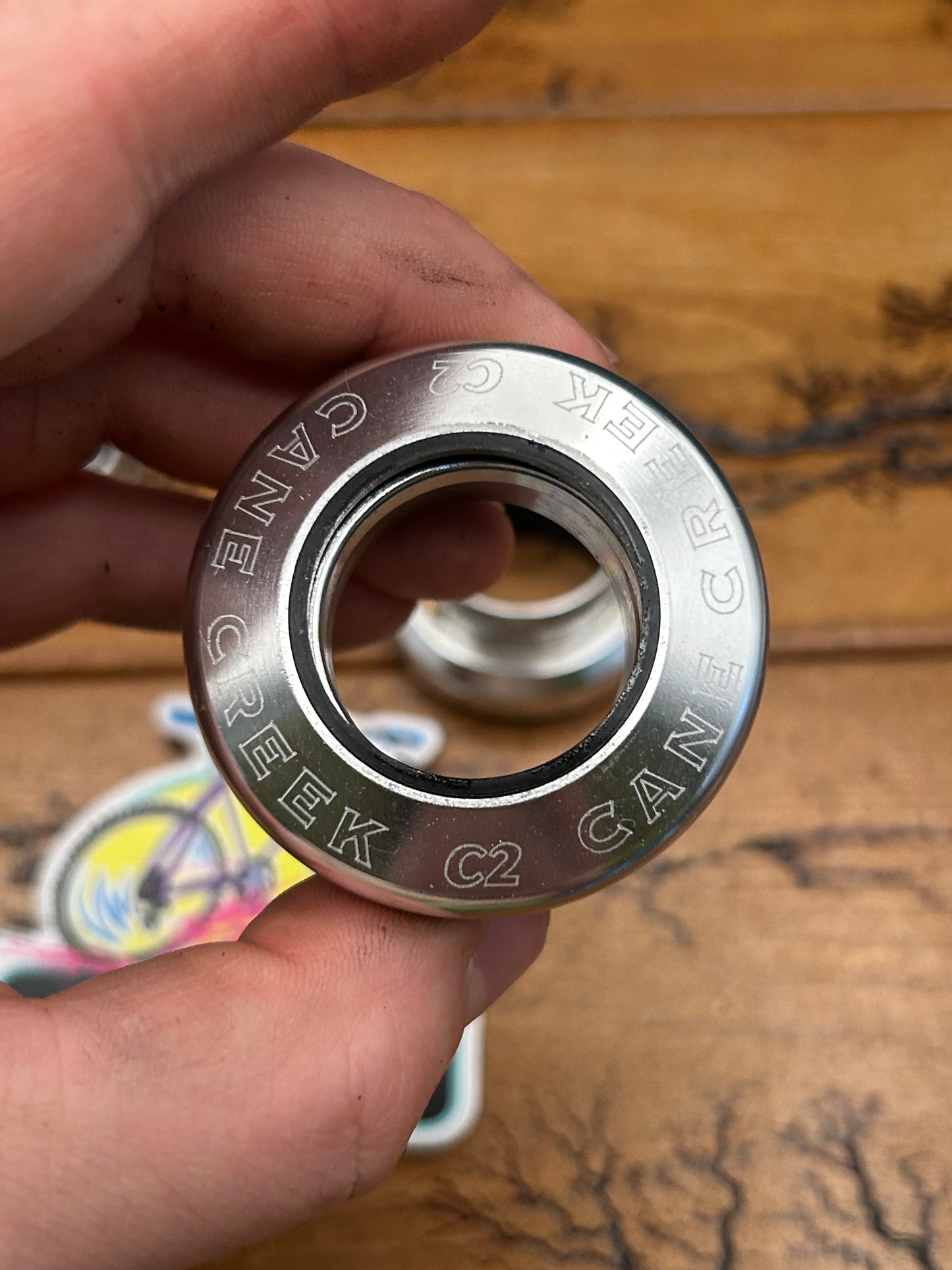 Cane Creek C2 Silver 1 1/8 Inch Threadless Headset With Spacers