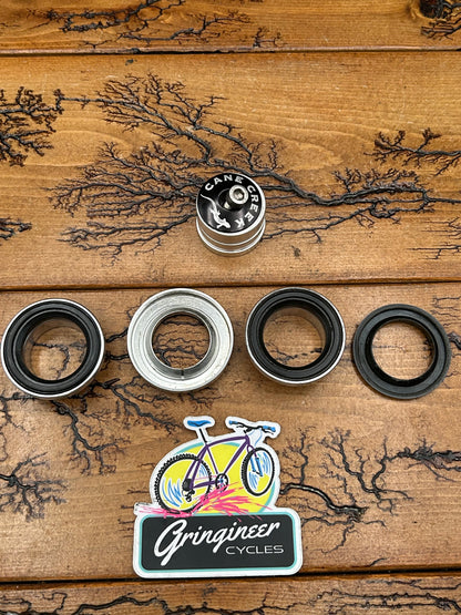 Cane Creek C2 Silver 1 1/8 Inch Threadless Headset With Spacers