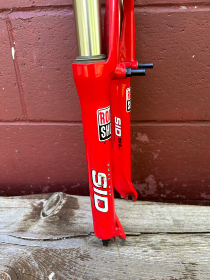 Rock Shox SID SL Dual Air Red 26 Inch 1 1/8 Inch Threadless Suspesion Fork