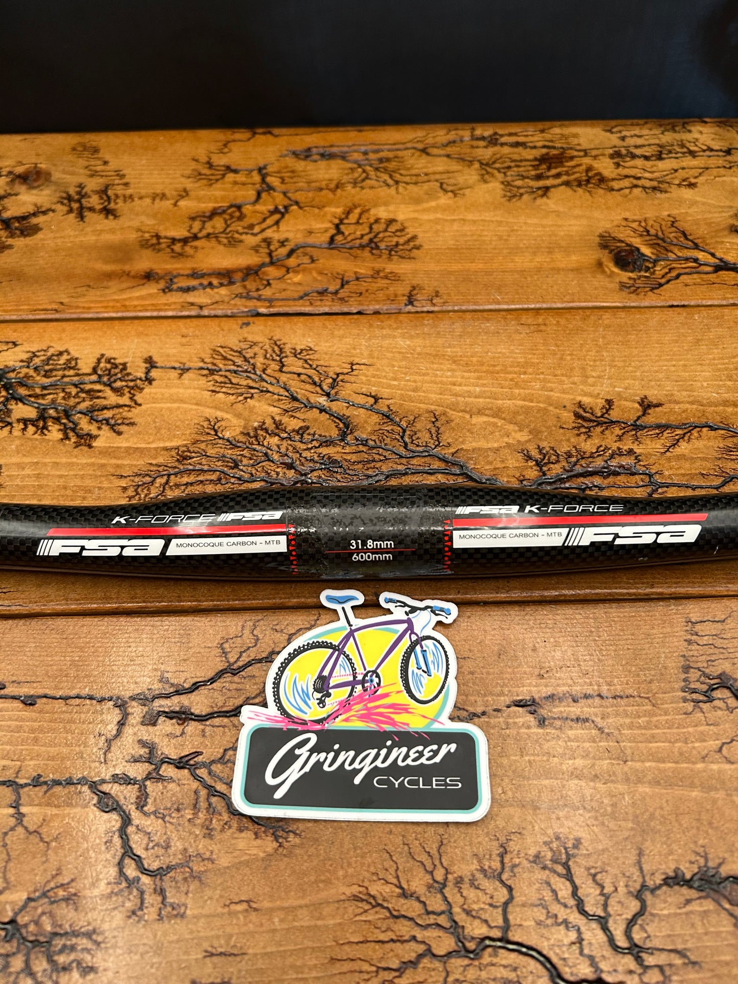 FSA K Force 600mm 31.8mm Carbon MTB Handlebar