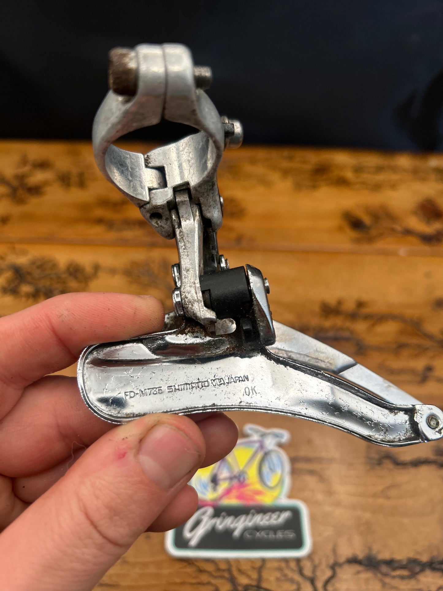 Shimano Deore XT FD-M735 28.6mm Bottom Pull Front Derailleur