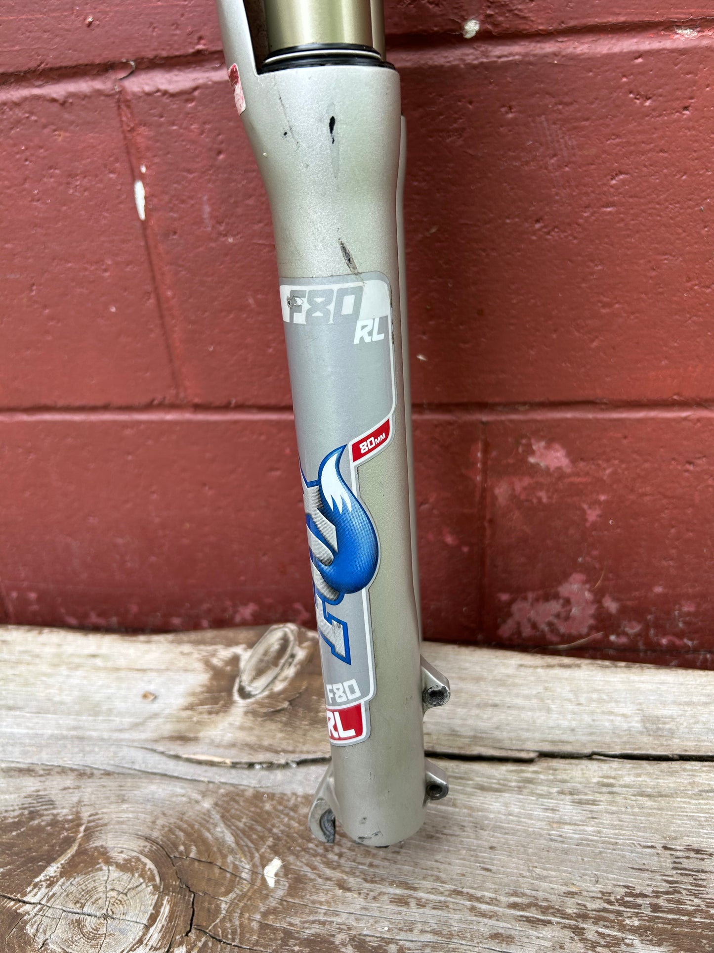 Fox F80 RL 80mm 1 1/8 Inch Threadless 26" Disc Brake QR Suspension Fork