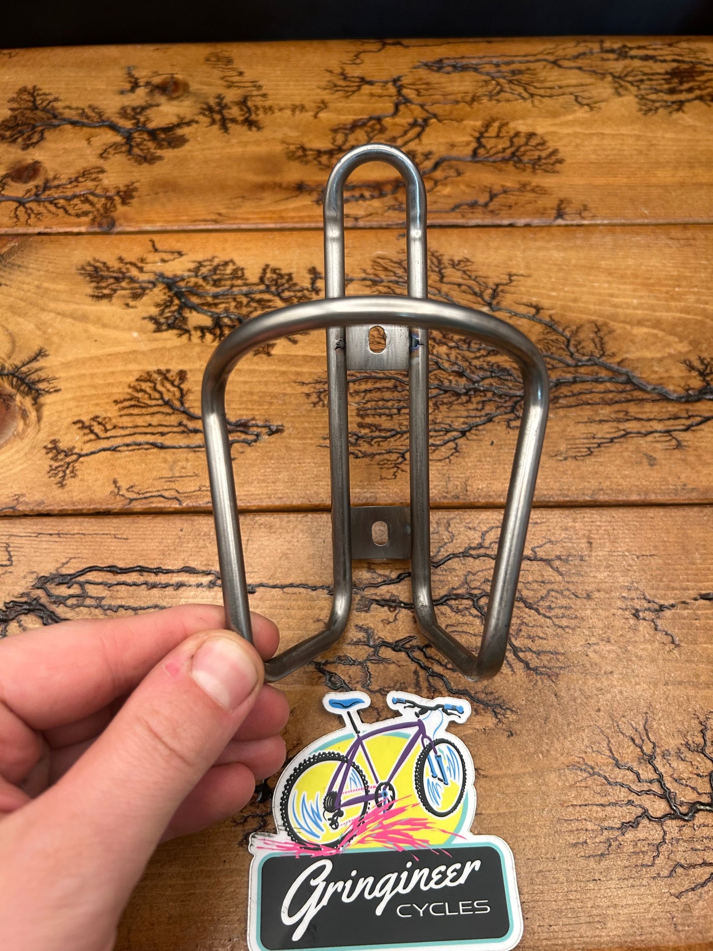 King Cage Titanium Water Bottle Cage