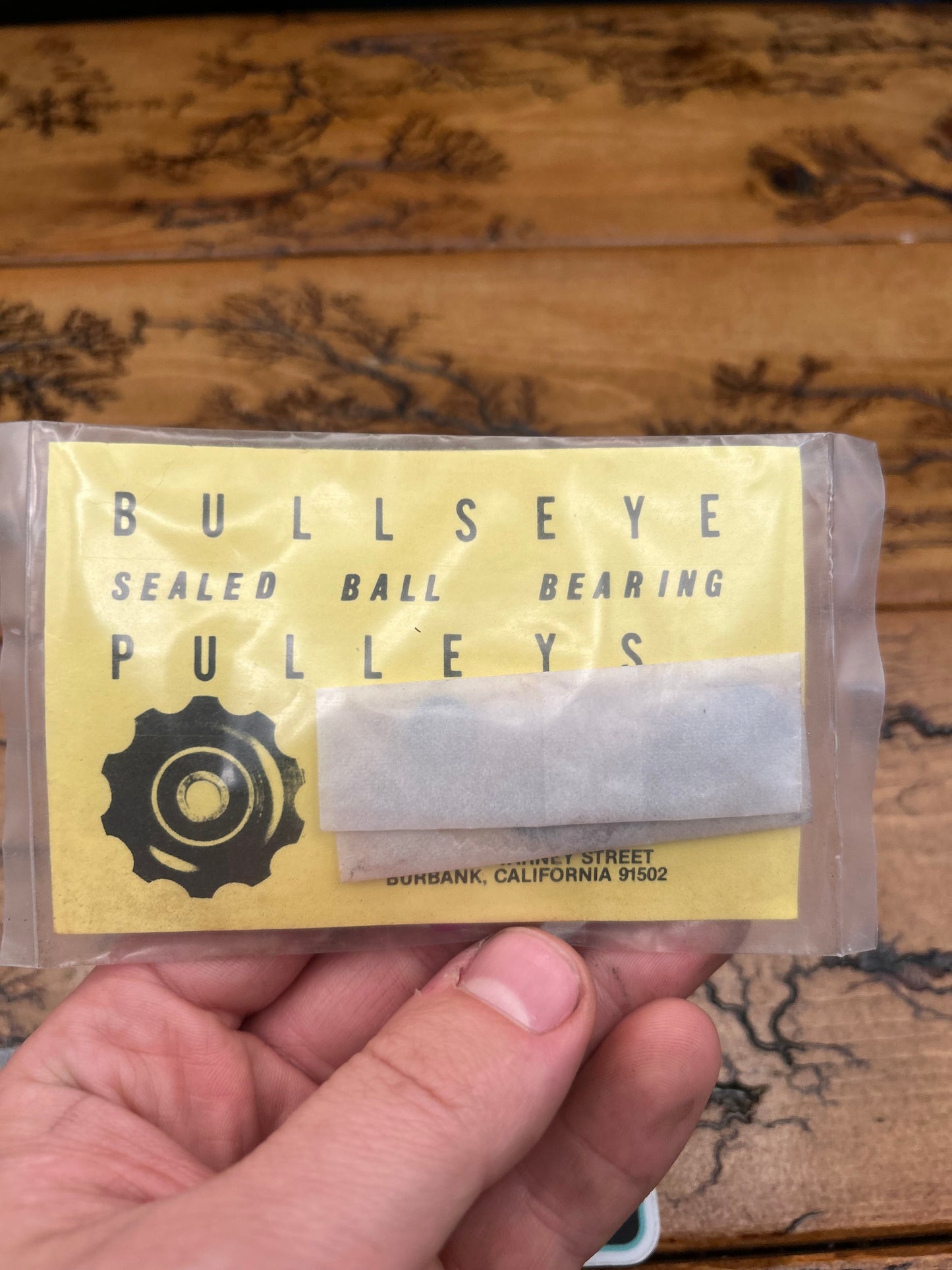 Bullseye Sealed Ball Bearing Pulleys Purple Anodized NOS