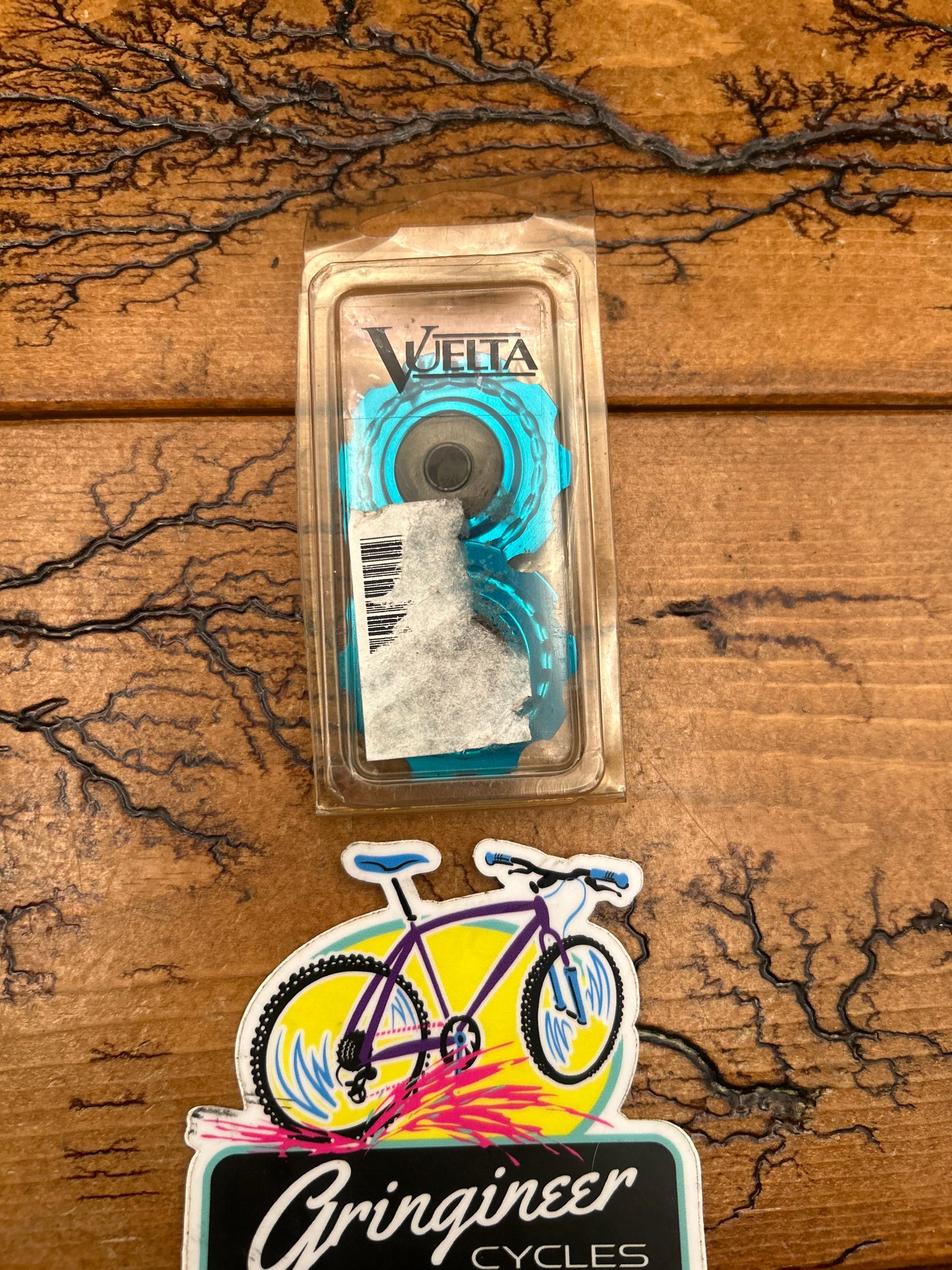 Vuelta Blue Anodized Rear Derailleur Pulleys NOS