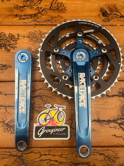 Raceface Turbine LP 46/34/24 175mm Blue Anodized Crankset