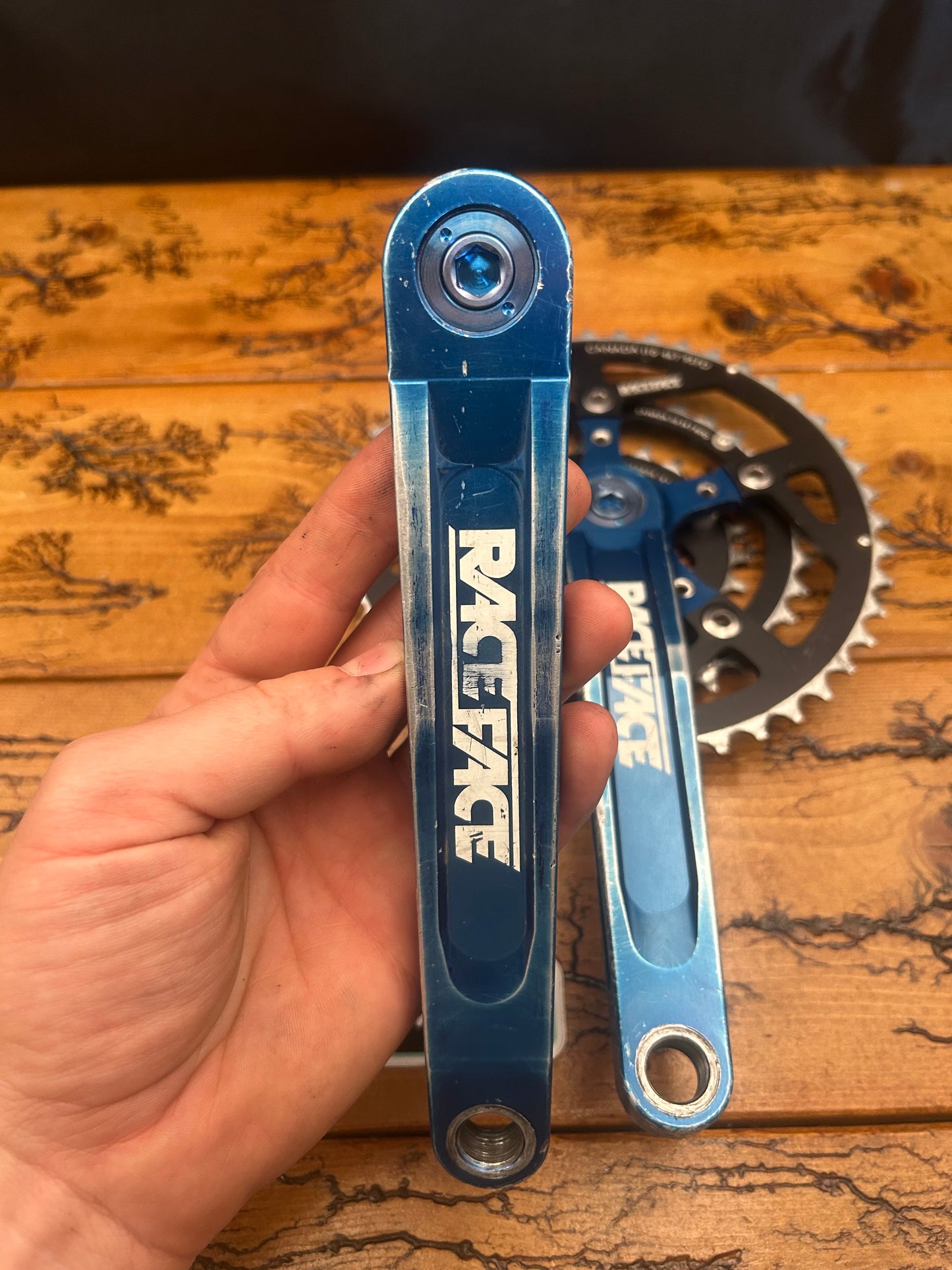 Raceface Turbine LP 46/34/24 175mm Blue Anodized Crankset