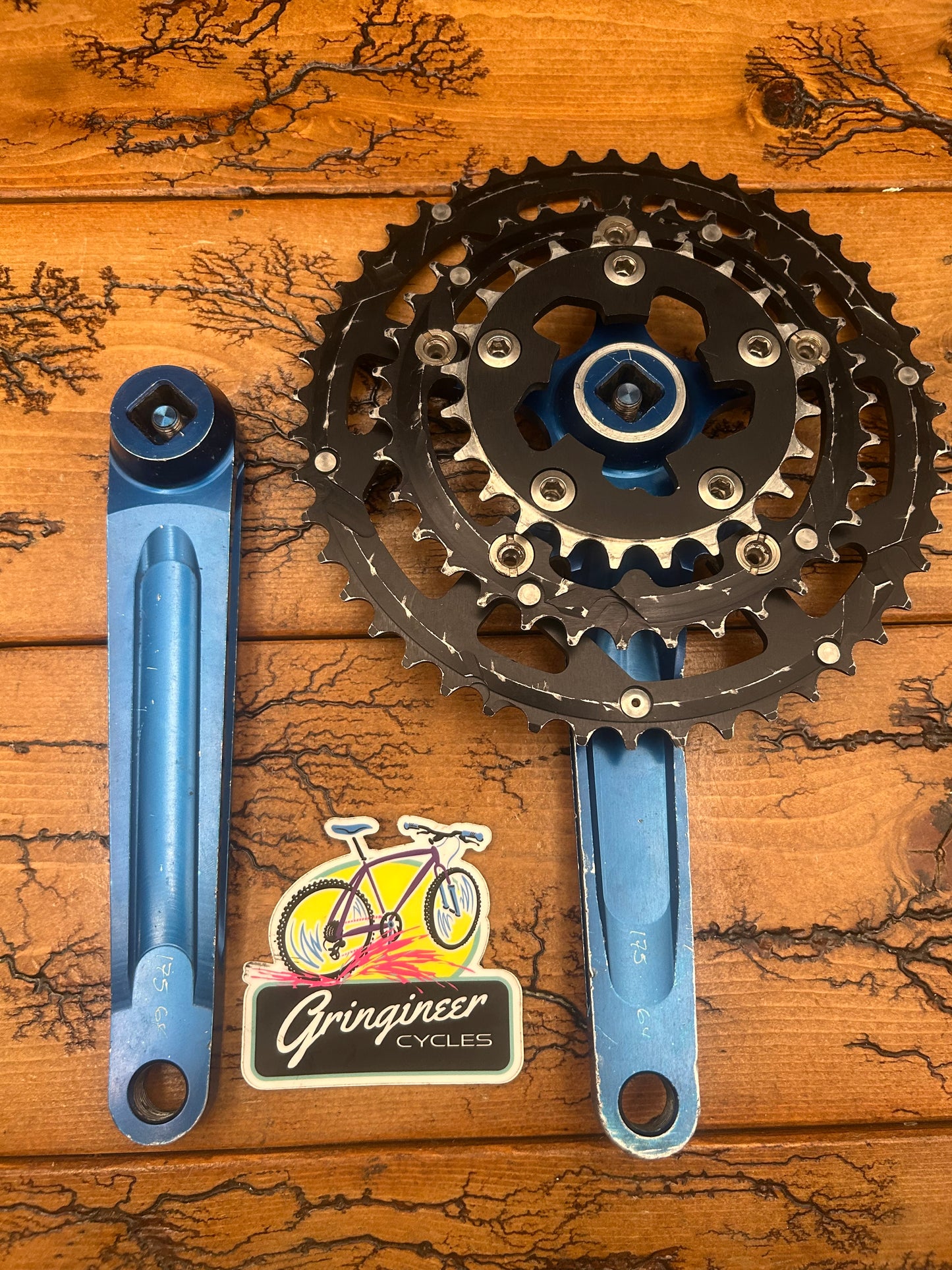 Raceface Turbine LP 46/34/24 175mm Blue Anodized Crankset