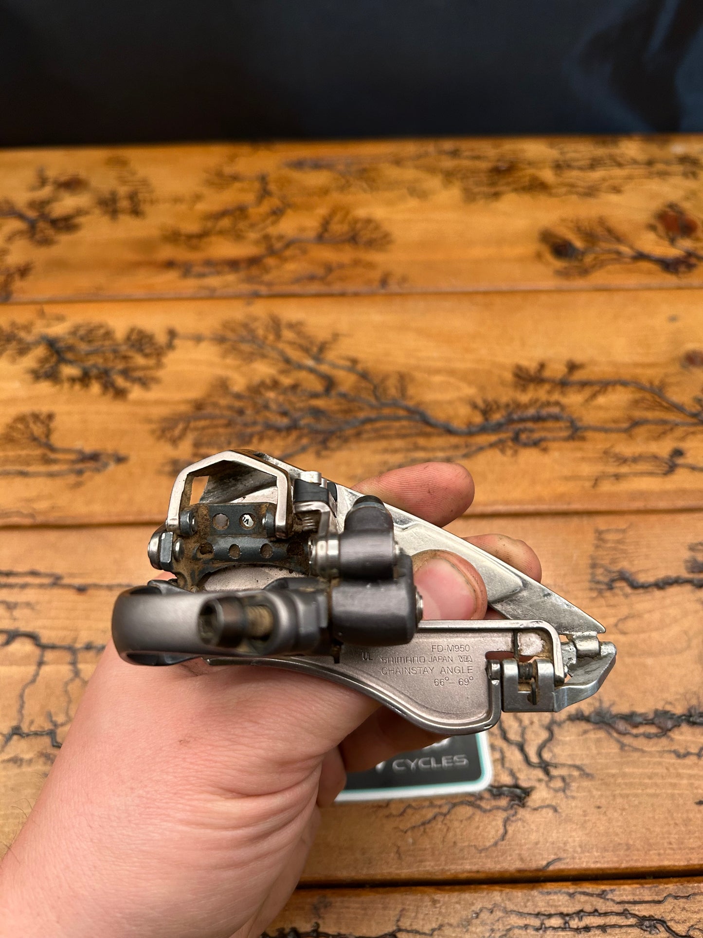 Shimano XTR FD-M950 34.9mm Bottom Pull Front Derailleur