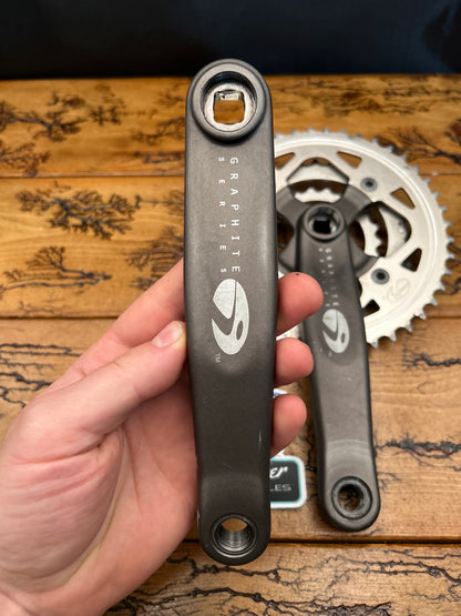 Trek Icon Graphite 44/32/22 175mm Square Taper Crankset