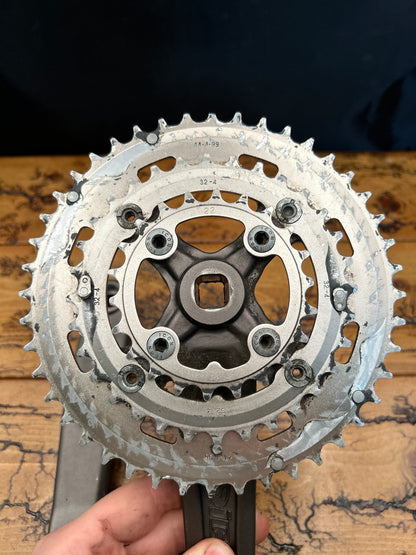 Trek Icon Graphite 44/32/22 175mm Square Taper Crankset