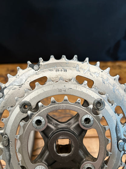 Trek Icon Graphite 44/32/22 175mm Square Taper Crankset