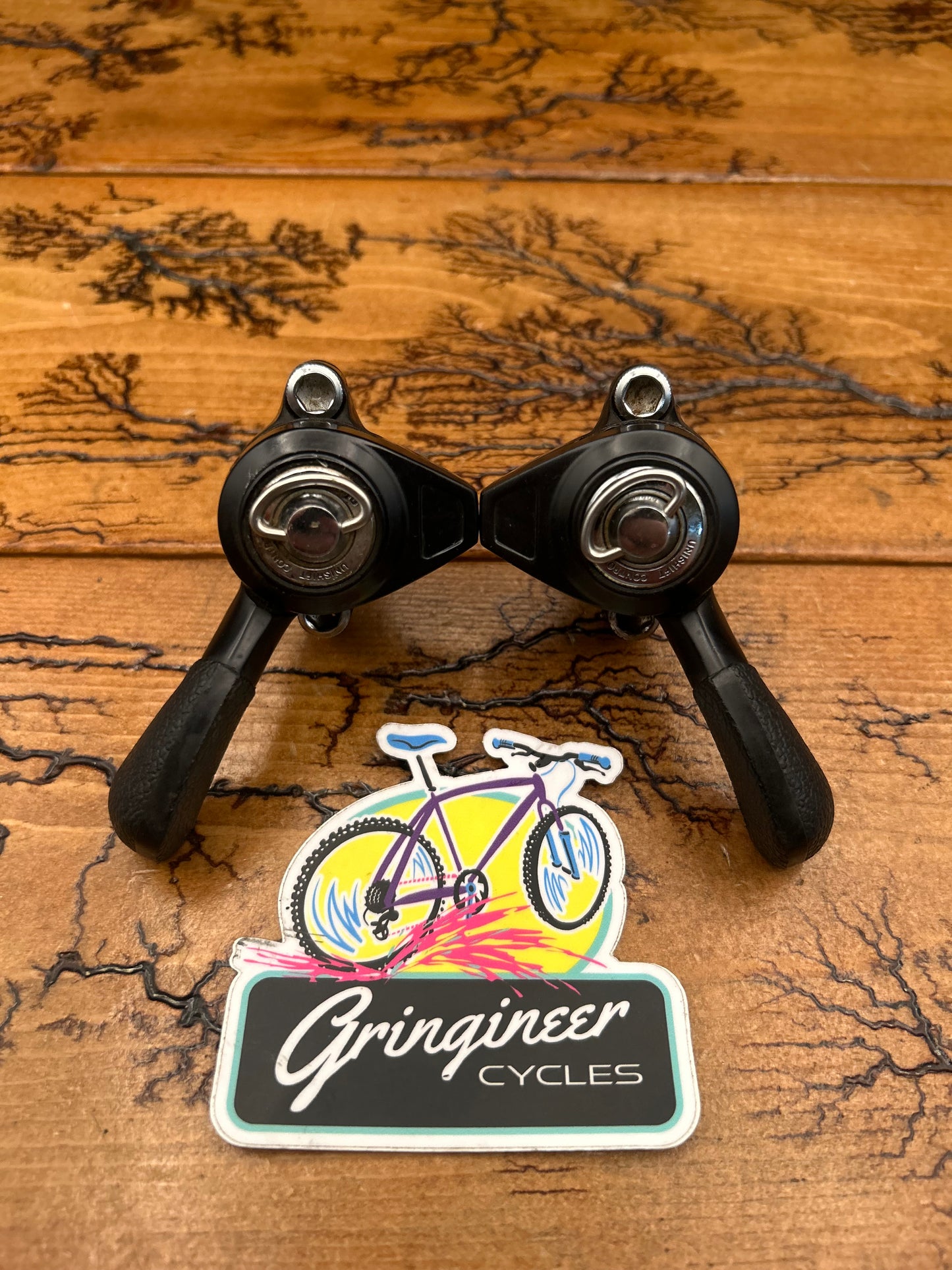 Shimano Deore XT Deer Head SL-M700 Black Thumb Shifters