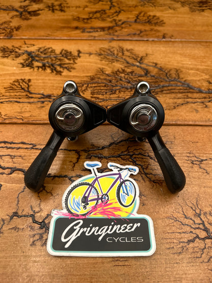 Shimano Deore XT Deer Head SL-M700 Black Thumb Shifters