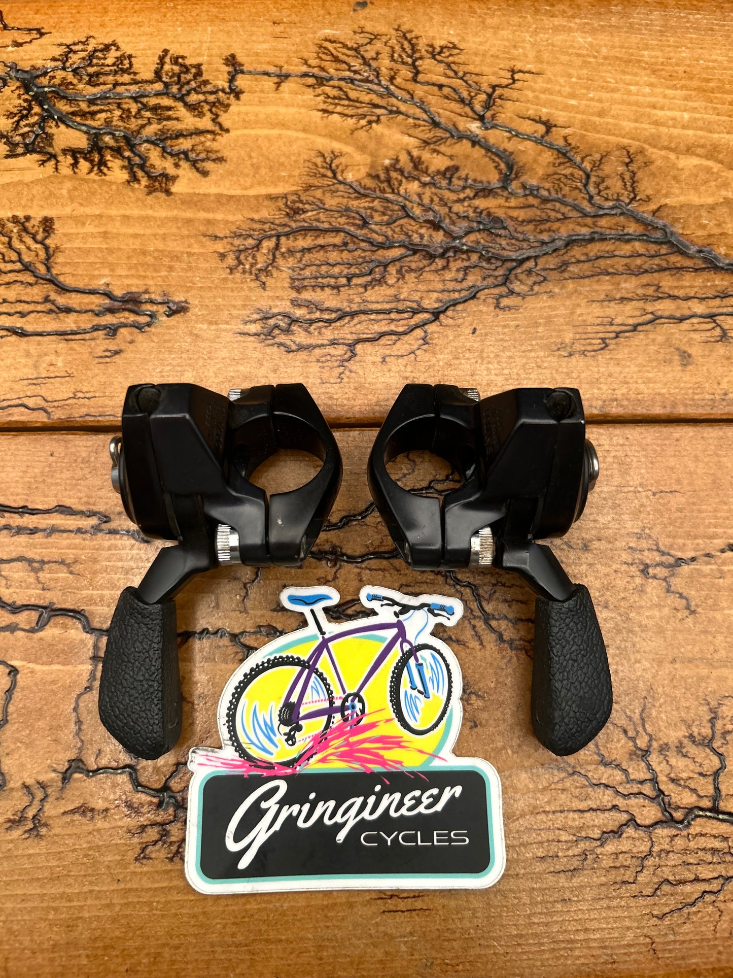 Shimano Deore XT Deer Head SL-M700 Black Thumb Shifters