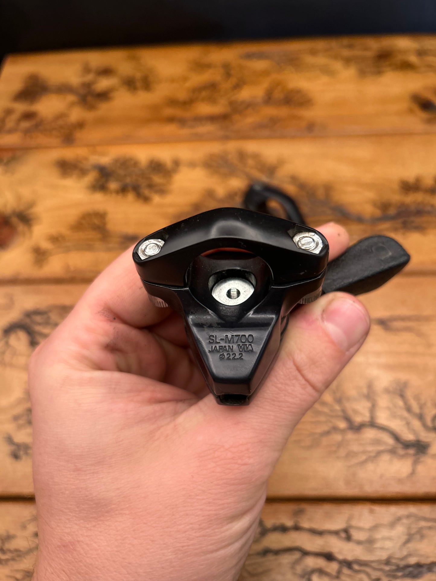 Shimano Deore XT Deer Head SL-M700 Black Thumb Shifters