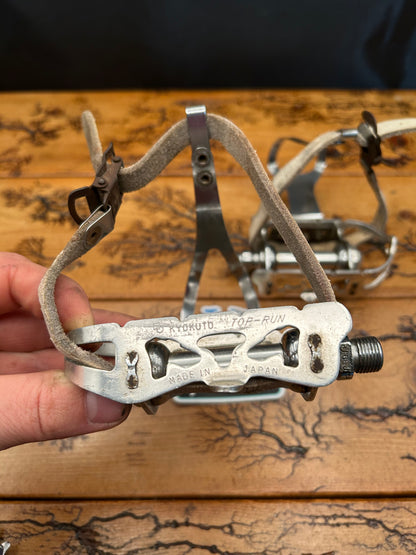 Kyokuto Top Run Pedals With ALE Toe Cages