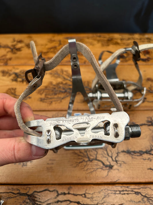 Kyokuto Top Run Pedals With ALE Toe Cages