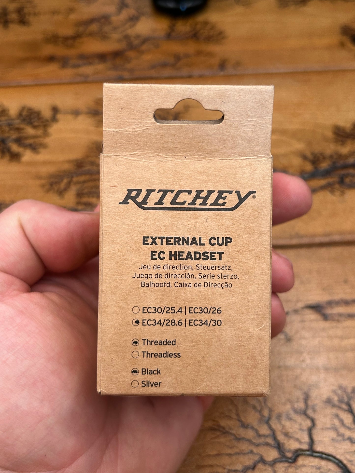 Ritchey RL1 Black 1 1/8 Inch Threaded Headset New