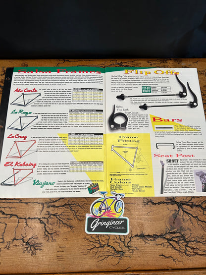 1998 Salsa Cycles Catalog