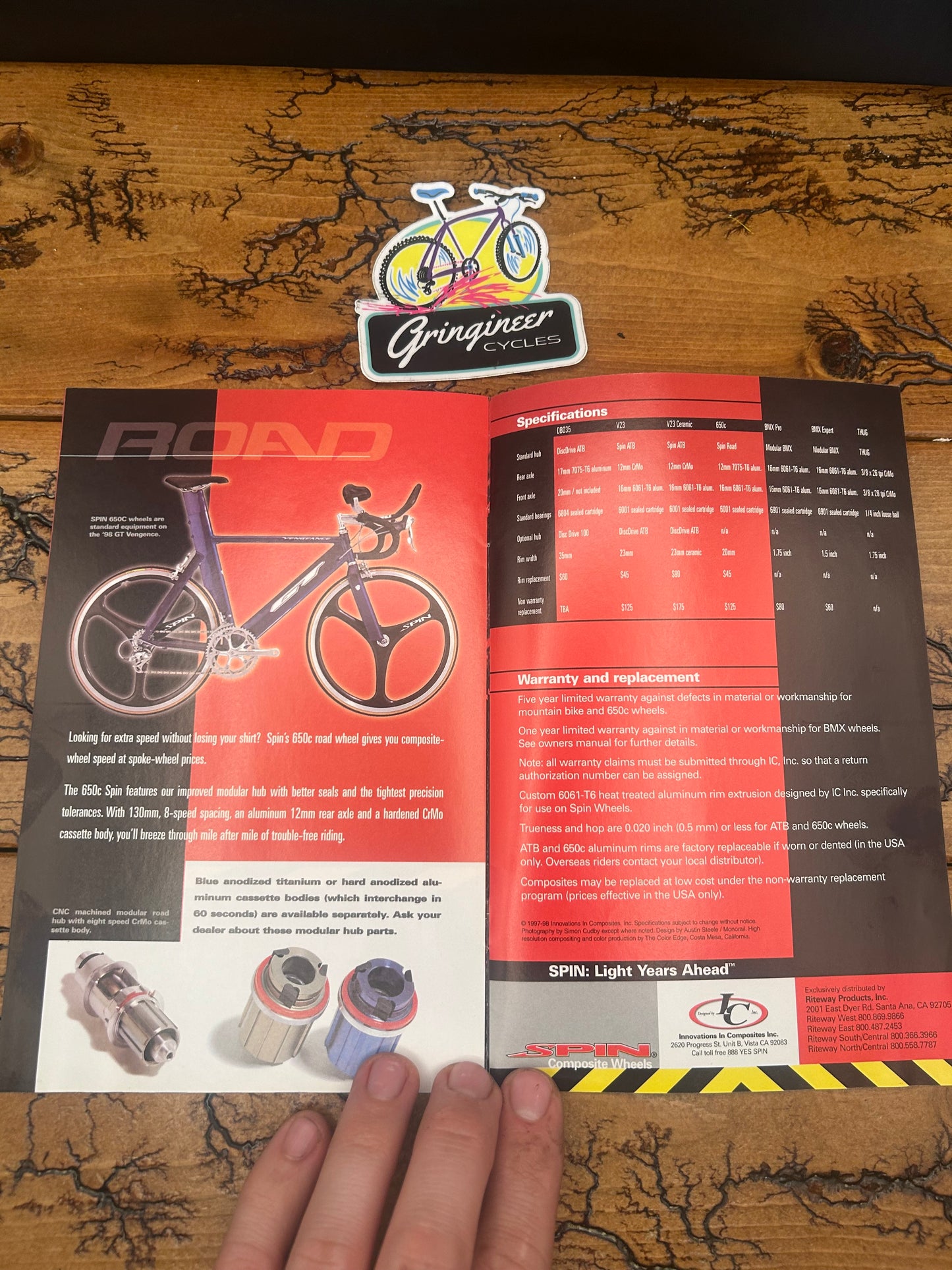 1998 Spin Catalog